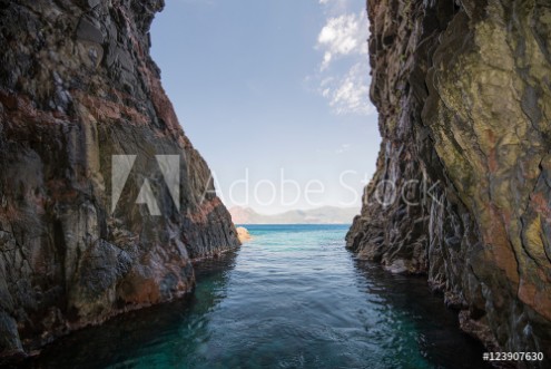 Picture of Rocky passage in the Gulf of Porto